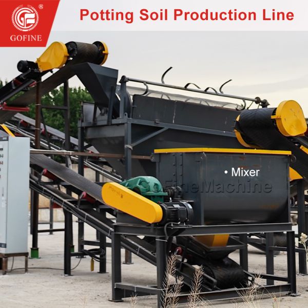 Buy cheap Garden Potting Soil Batch Mixer Seedling Soil Mixture Machine from wholesalers