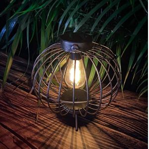 China Windproof 8.11 Inch LED Solar Hanging Lights on sale