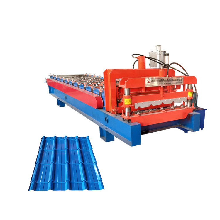 Quality CE Hydraulic Tile Making Machine Glazed Tile Forming Machine With 11 Rollers for sale Buy cheap CE Hydraulic Tile Making Machine Glazed Tile Forming Machine With 11 Rollers product