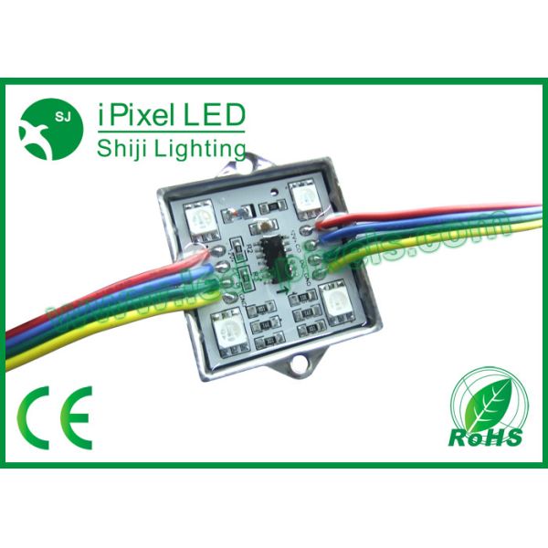 Buy cheap Digital Full Color 4 LED RGB LED Pixel Strip With SD Controller WS2801 from wholesalers