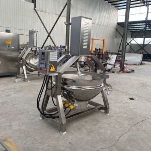 Gas Powered Heavy Duty Horizontal Mixer for Vacuum Jam and Strawberry Sauce