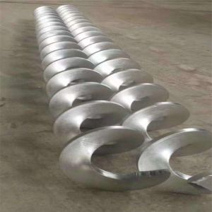 Buy cheap SUS304 SUS316 Spiral Flight Blade Flexible Screw Conveyor Parts from wholesalers