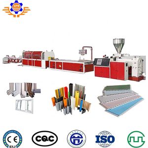 75KW WPC Profile Extrusion Line Pvc Wall Panel Making Machine For Wood Plastic