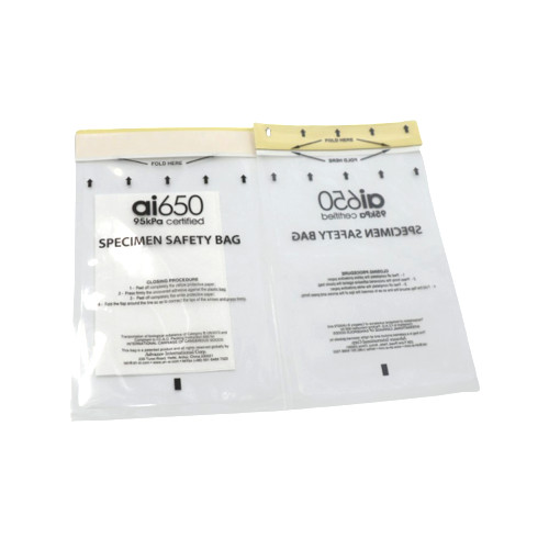 Quality Chemical Sample Specimen Transport Bag 95KPA Professional Certification for sale