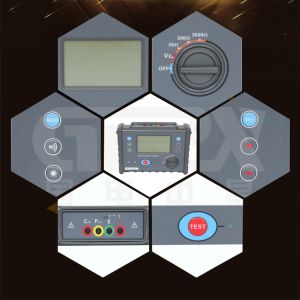 3000Ω AC 600V Digital Earth Resistance Tester With DC/AC Conversion Technology