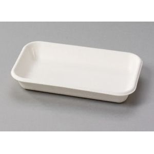 Compostable Custom Biodegradable Trays , 100% Disposable Sugarcane Pulp Paper