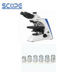 Buy cheap Laboratory Trinocular Biological Microscope Infinity Optical Wire Mechanical Stage from wholesalers
