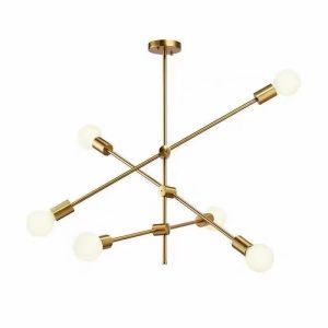 Buy cheap Gold LED Hanging Pendant Lights Multiapplication With Led Bulbs E27 from wholesalers