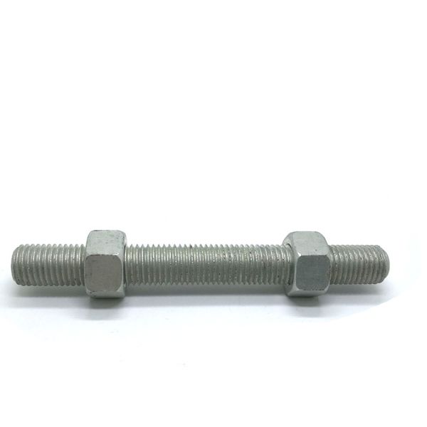 ASTM A193 Stud Bolt With 2 Nuts Carbon Steel DIN975 Grade 10.9 Threaded Stud