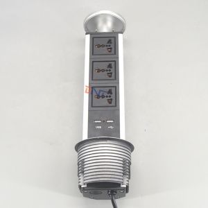 Buy cheap Hot sale conference and office room used hidden desk manual kitchen pop up socket from wholesalers