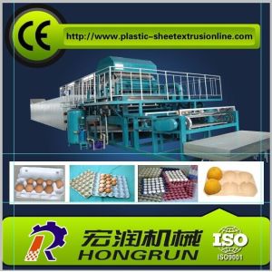 Pulp Egg / Apple Fruit Tray Moulding Machine With Drying System