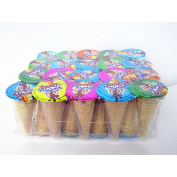 Buy cheap Chocolate Jam With Biscuit Crispy Ice Cream Cone from wholesalers