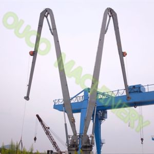 Buy cheap 30m Knuckle Boom 1t Wide Shipyard Crane Working Radius from wholesalers