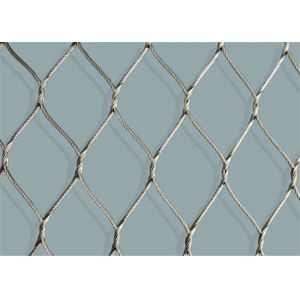 1.6mm Architecture Architectural Wire Mesh Facade Anti Fall 60x60mm