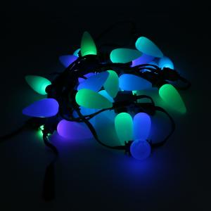 China PVC SMD5050 RGB String Lights Frosted Bulb Style 16 Bit Mini LED String Lights on sale China PVC SMD5050 RGB String Lights Frosted Bulb Style 16 Bit Mini LED String Lights on sale