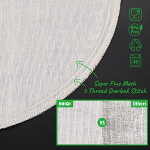 Buy cheap 200 Micron Reusable Strainer for Nut Milks & Cold Brews Food Grade from wholesalers