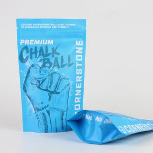 Customized High Barrier Matte Powder Pen Ball Packaging Bag With Zipper And