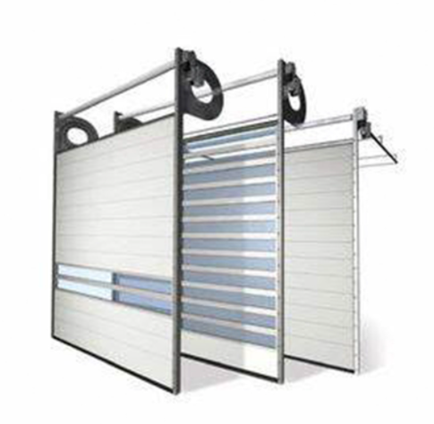 Buy cheap Sturdy Simple Fast Rolling Door Hard Material High Air Permeability Aluminum High Speed Spiral Door 0.75KW Motor Power for Efficiency and Safety from wholesalers