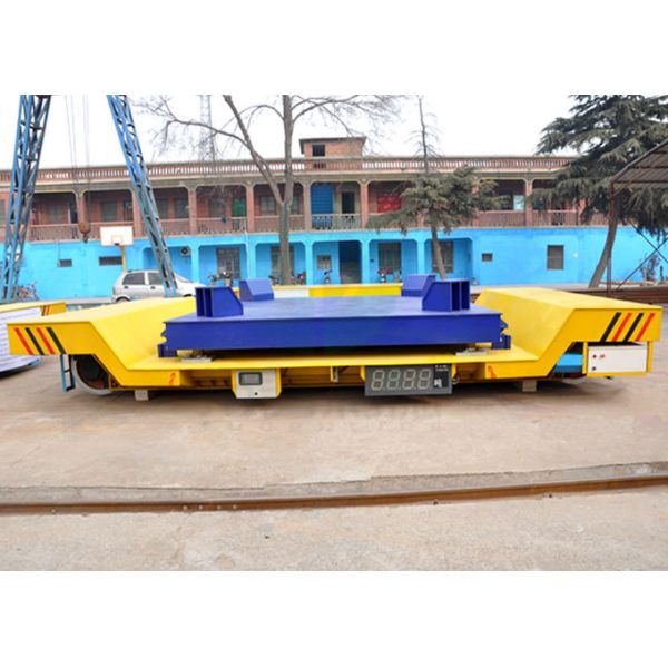 High Temperature Resistance Metal Ore Factory Rail Ladle Transfer Cart With Weighting Scale System