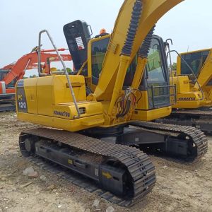 Buy cheap Komatsu PC120 Excavator 90% Excellent from Japan Amphibious Used Operating Weight 13ton from wholesalers