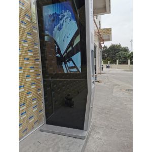 Buy cheap 55 Inch outdoor Self Service Kiosk Media Information Kiosk With Thermal Printer Card Reader from wholesalers