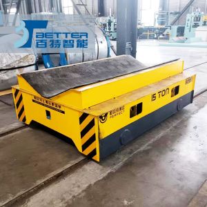 Buy cheap 130ton Steel Beam Motorised Rail Transfer Trolley Fabrication from wholesalers