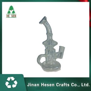 Buy cheap Clear SGS 22cm Borosilicate Male Glass Bong from wholesalers