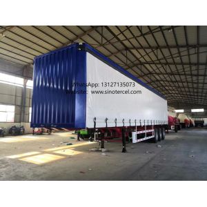 Buy cheap 3-Axle FUWA Container Semi-Trailer Superior Load Stability Fuel Efficiency For Heavy Cargo from wholesalers