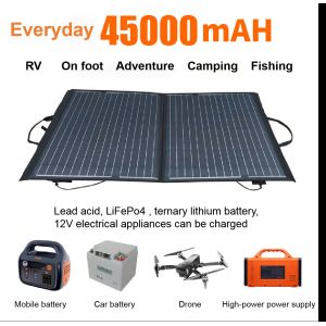 Buy cheap Waterproof Solar PV Panel Charger Dual 100w 5V 2.1A USB Portable 2 Folding from wholesalers
