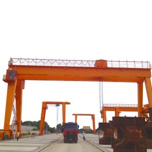 Buy cheap Double Beam U Model Electric Gantry Crane Rail Mounted from wholesalers