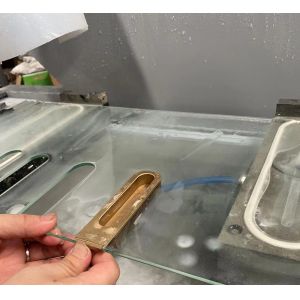 Buy cheap Support Online After-sales Service CNC Milling Machine for Glass Door Hinge Notches from wholesalers