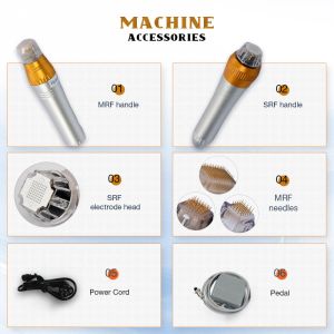 Buy cheap Two Handles RF Fractional Microneedling Machine Skin Rejuvenation Non Insulated from wholesalers