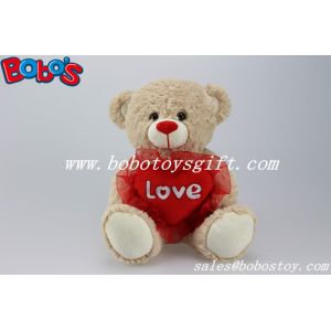 Buy cheap Manufacturer of Plush Stuffed Bear With Red Heart Pillow from wholesalers