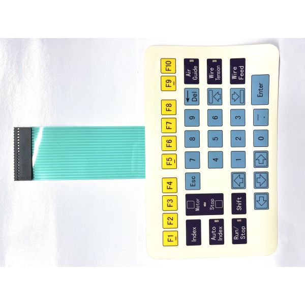 Quality LED Embeded Backlight Matrix FFC Embossed Membrane Switch With Errows for sale