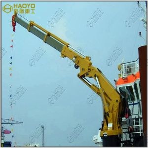Buy cheap Knuckle Boom Marine Crane Deck Lifting Equipment on ships Marine Ship Crane from wholesalers