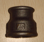Buy cheap black malleable iron pipe fitting-beaded socket reducing from wholesalers