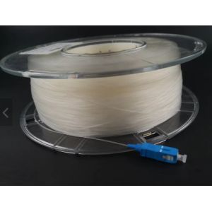 Transparent Optical Fiber Patch Cord Singlemode 100m