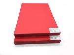 Buy cheap Anti-Curl 250gsm 300gsm 350gsm red cardboard hard color paper sheet from wholesalers