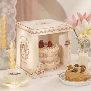 CMYK / Pantone Printing Cake Containers For Desserts