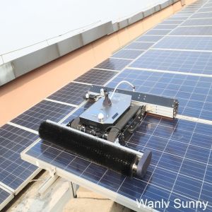 OEM Supported Tech and Automated Solar Panel Cleaning Robot for Photovoltaic