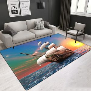 Buy cheap Best quality landscape pattern Customized size living room area rug office carpet Factory direct sale from wholesalers