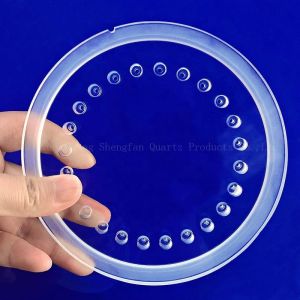 Buy cheap Custom Quartz Glass Step Sheet / Punch Sheet High Temperature from wholesalers