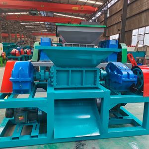 1500kg/h Capacity Multi-functional Double Shaft Shredder Machine for Waste