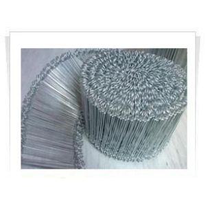 Buy cheap Q195 galvanized wire in coil or spool, u type wire, loop tie wire from wholesalers