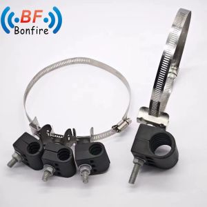 Stainless Steel RF Feeder Cable Clamp for 1/2" 7/8" 1-1/4" 5/8" and Heavy-Duty