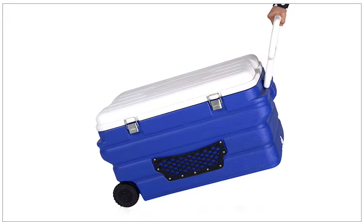 Buy cheap Phefon 90L Outdoor Ice Cooler Box Large Injection Coolers With Wheels Cold Chain Box For Temperature-Sensitive Products from wholesalers