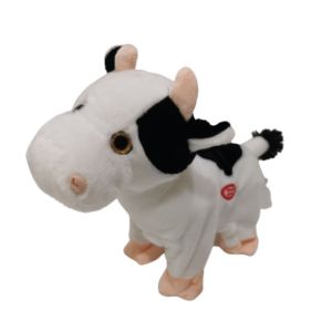 Buy cheap 0.22m 8.66in Plush Cute Cow Stuffed Animal Singing Dancing Function from wholesalers