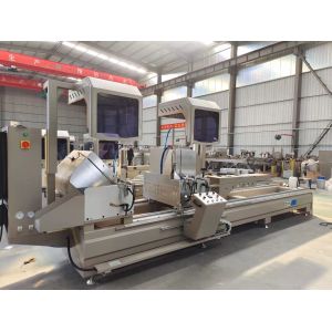 Buy cheap Digital Display Double Head Front Sawing Machine With 600mm Diameter Saw Blade Cutting 45 And 90 Degree from wholesalers