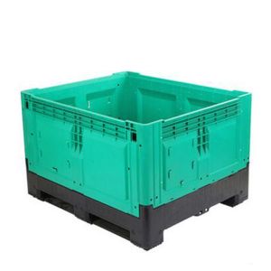 Buy cheap foldable pallet storage containers large plastic warehouse pallet box from wholesalers