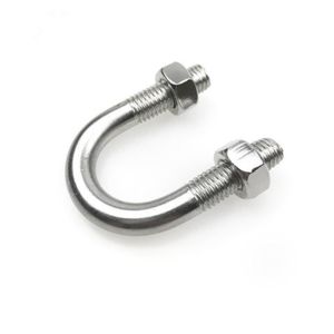 Buy cheap Carbon Steel Grade 8.8 M16 Zinc Plated Pipe Bracket U Bolt Full Thread from wholesalers